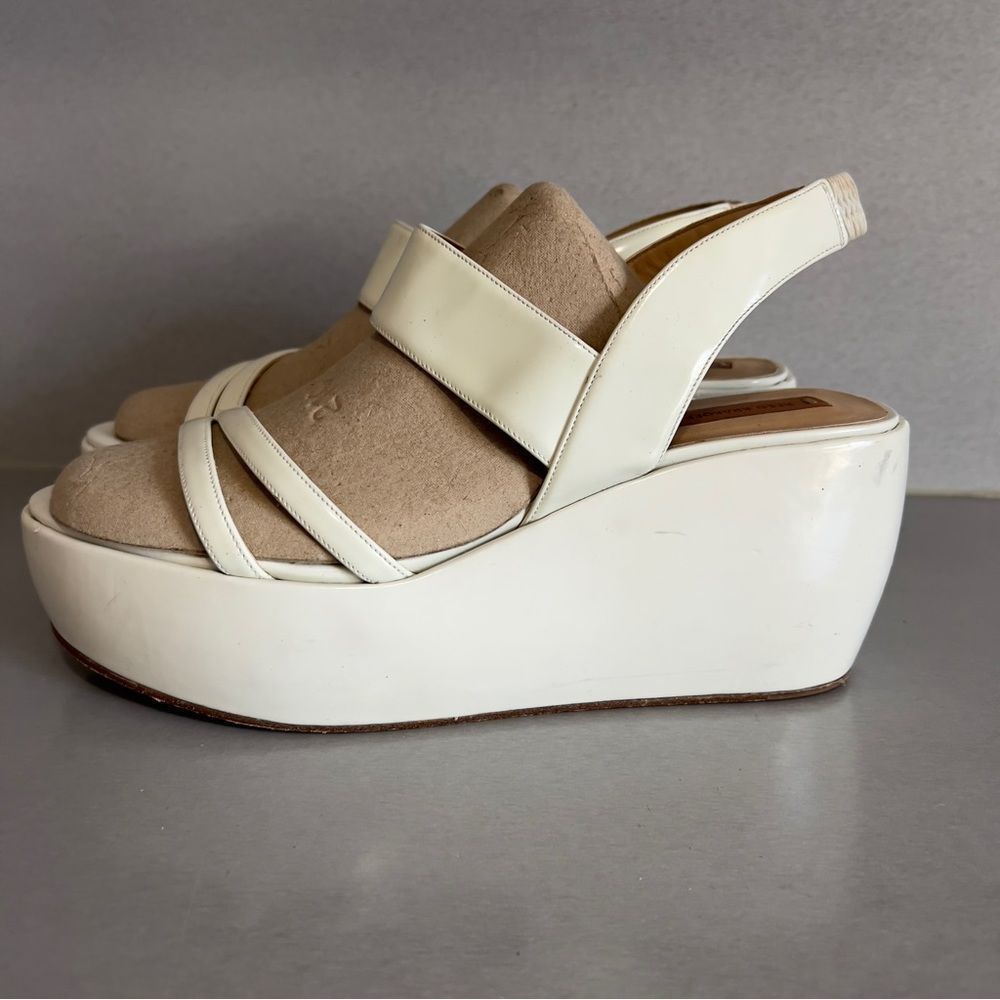 Wedge Runaway Platform REED KRAKOFF Sandals Shoe Size 39 BEIGE